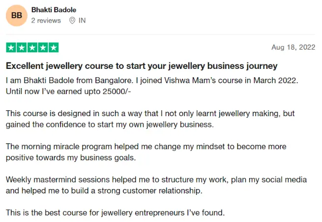 Trustpilot review 6